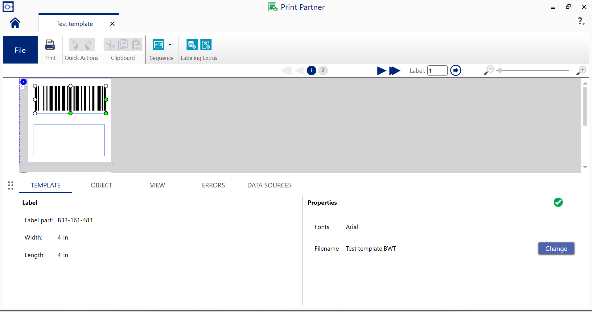 Fill in your data