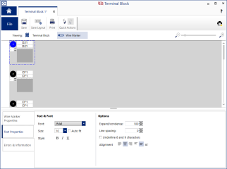Replicate data on wire markers
